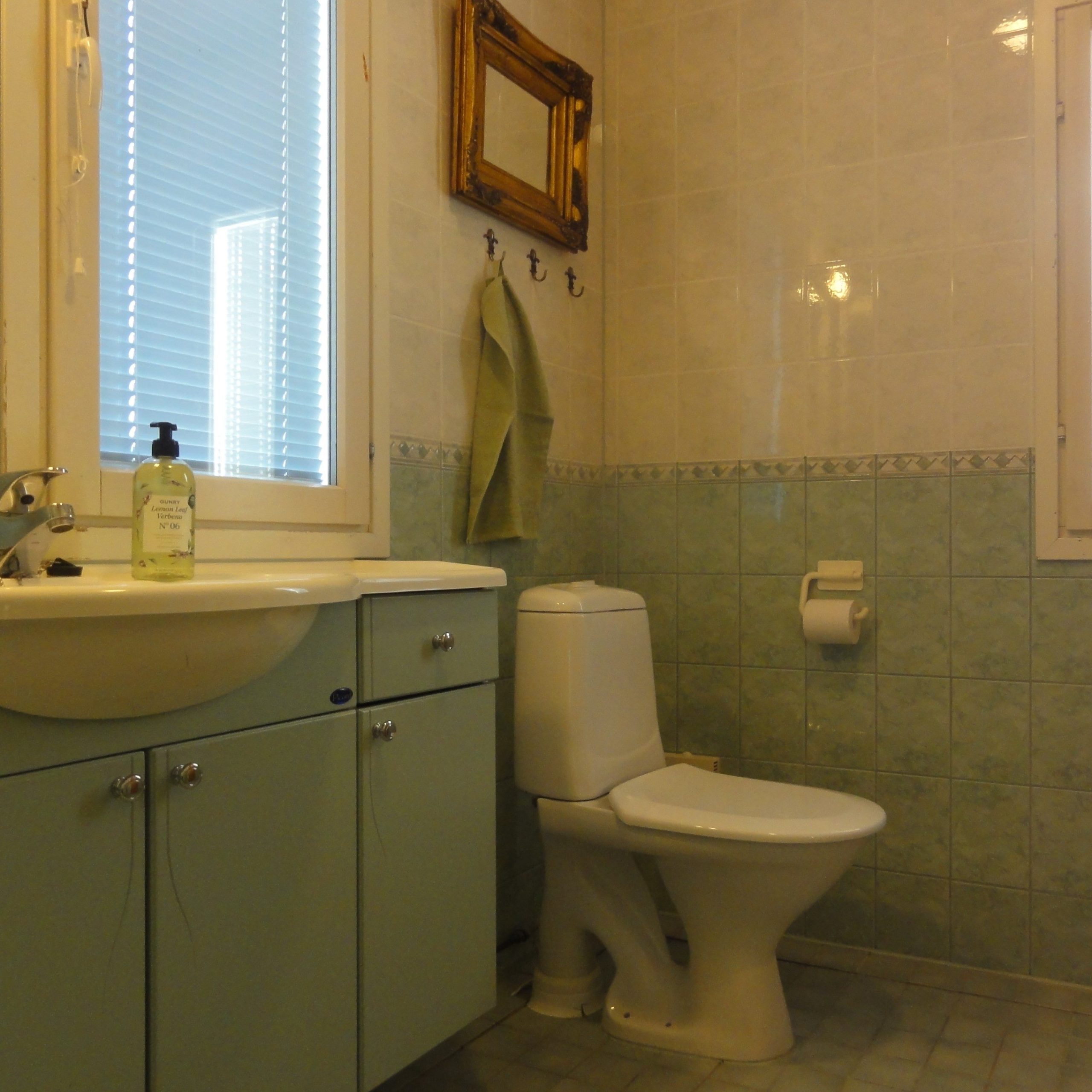 Majoitus Sastamalassa, Rukinpyörä: WC ja suihku